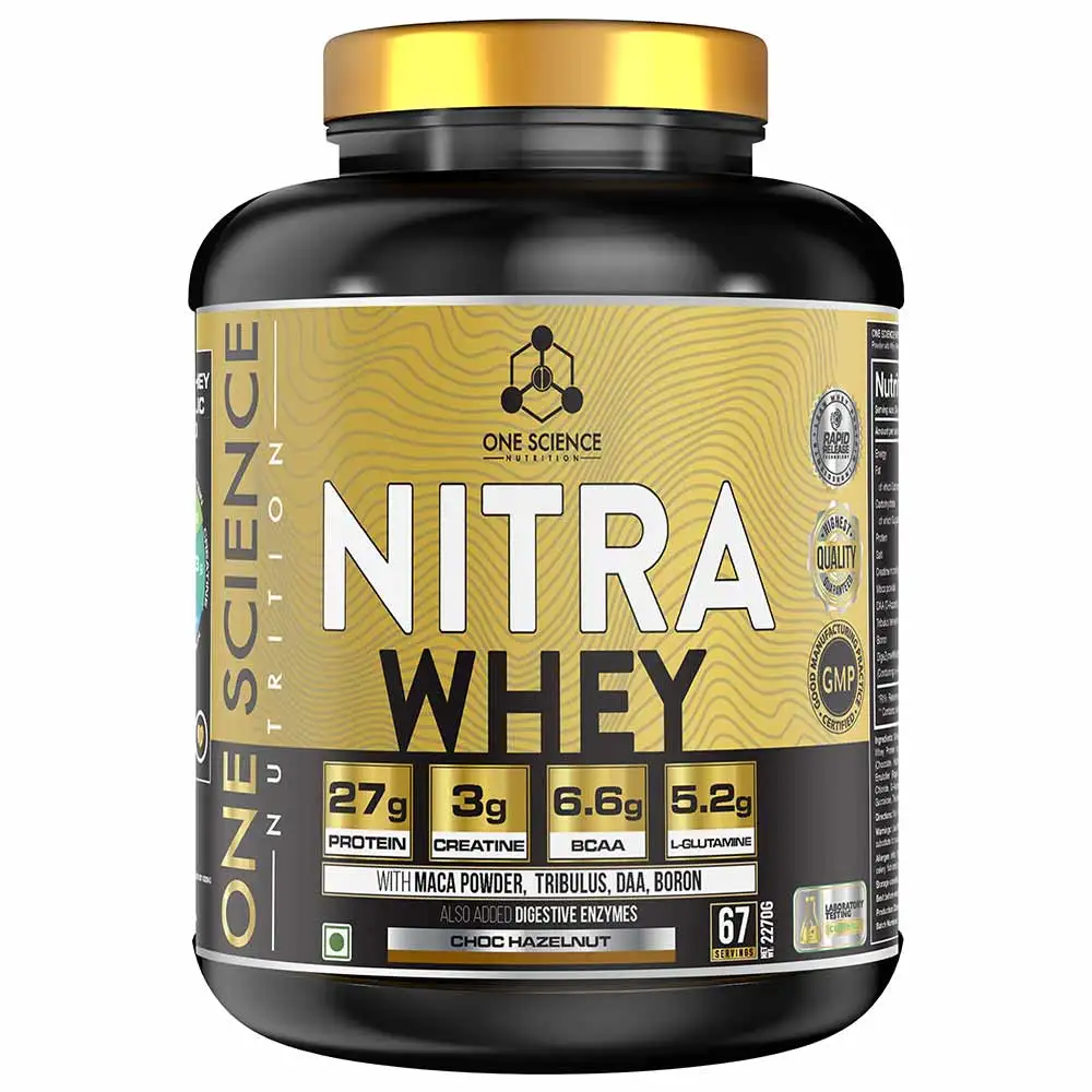 One Science Nitra Whey,  5 lb  Chocolate Hazelnut