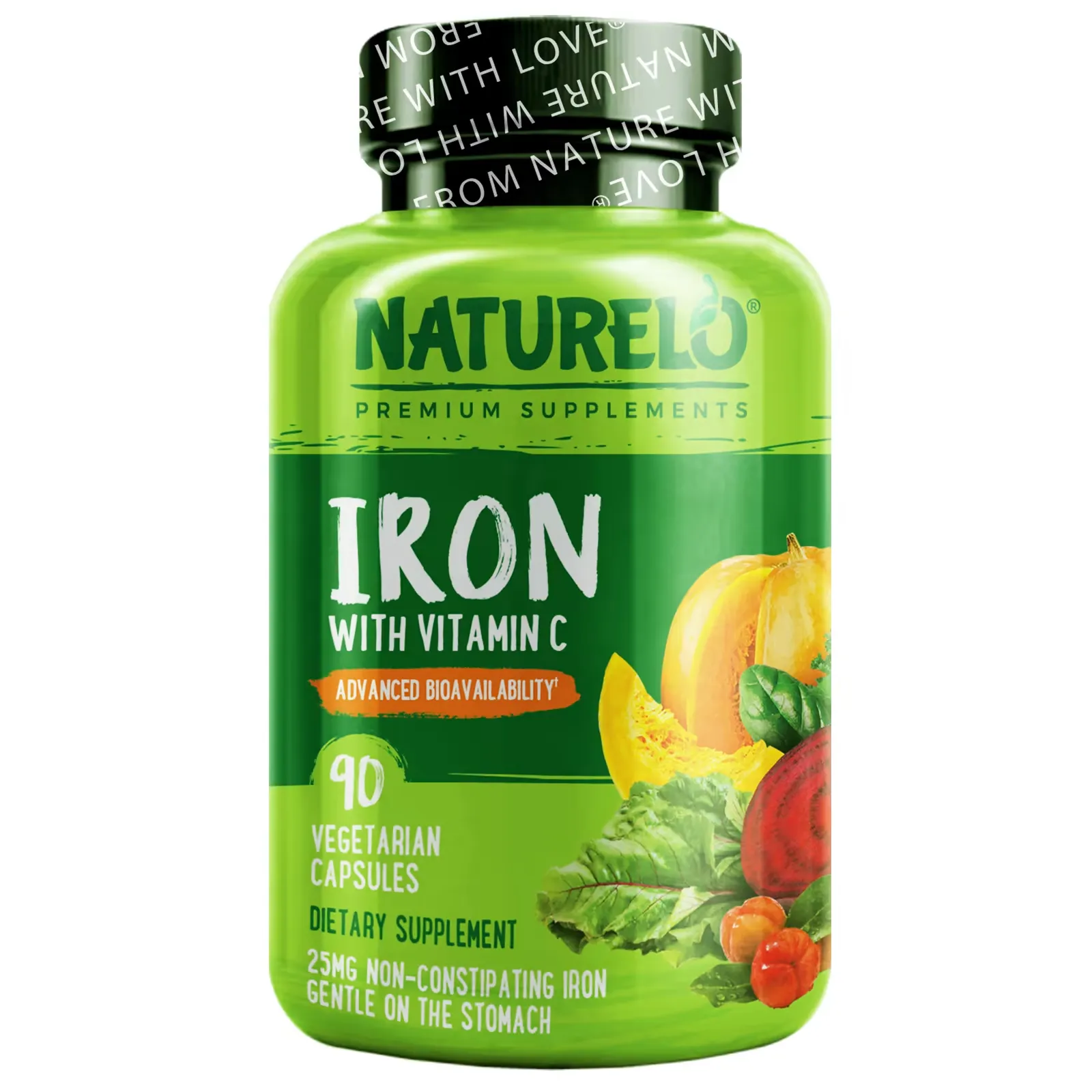 Iron with Vitamin C, 90 Vegetarian Capsules