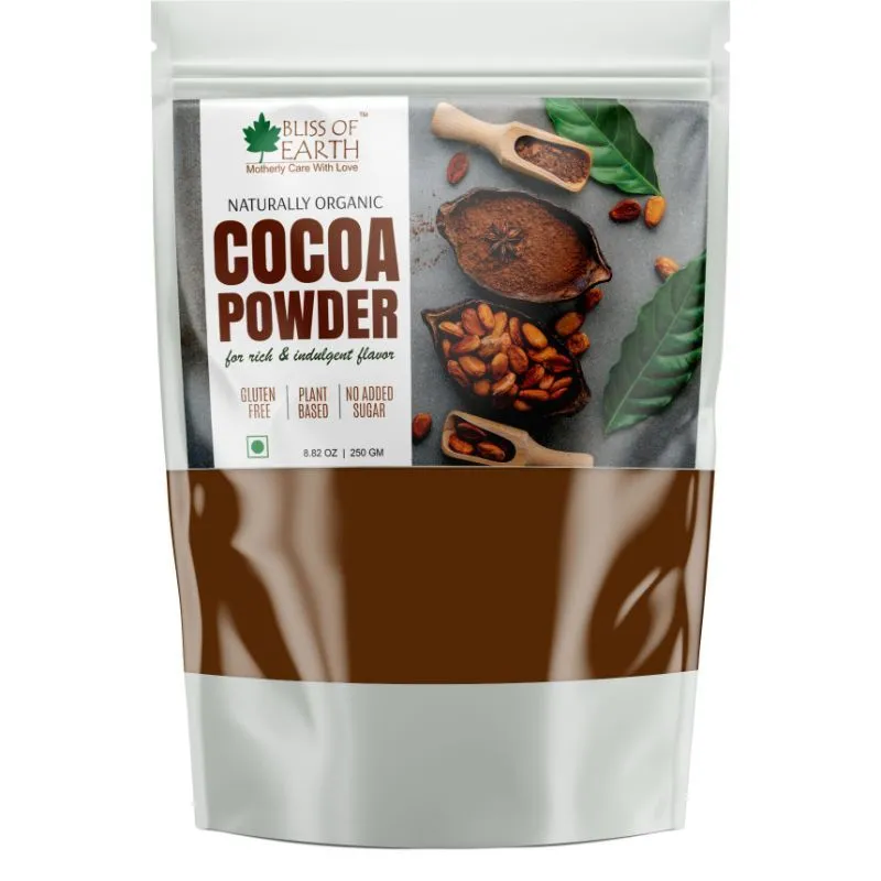 Bliss Of Earth Naturally Organic Cocoa Powder