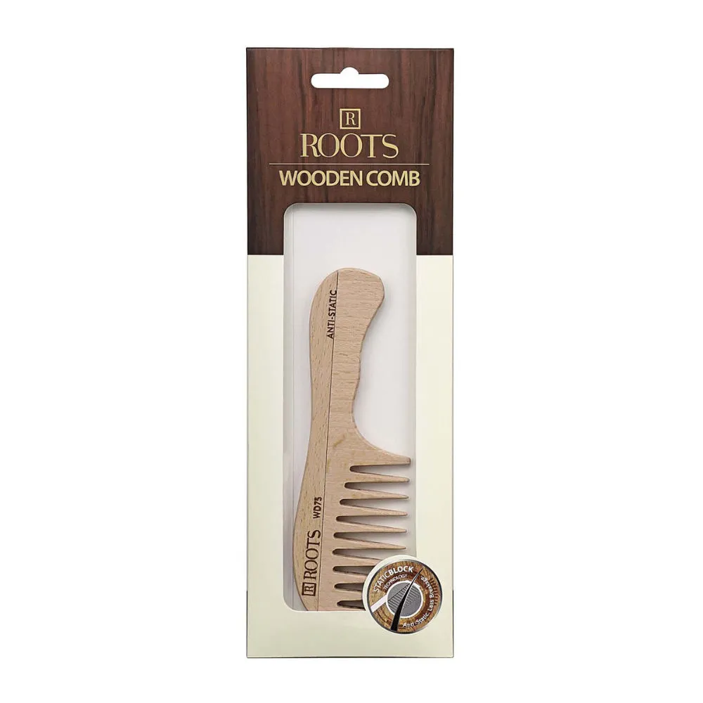 Roots Wooden Comb No WD75