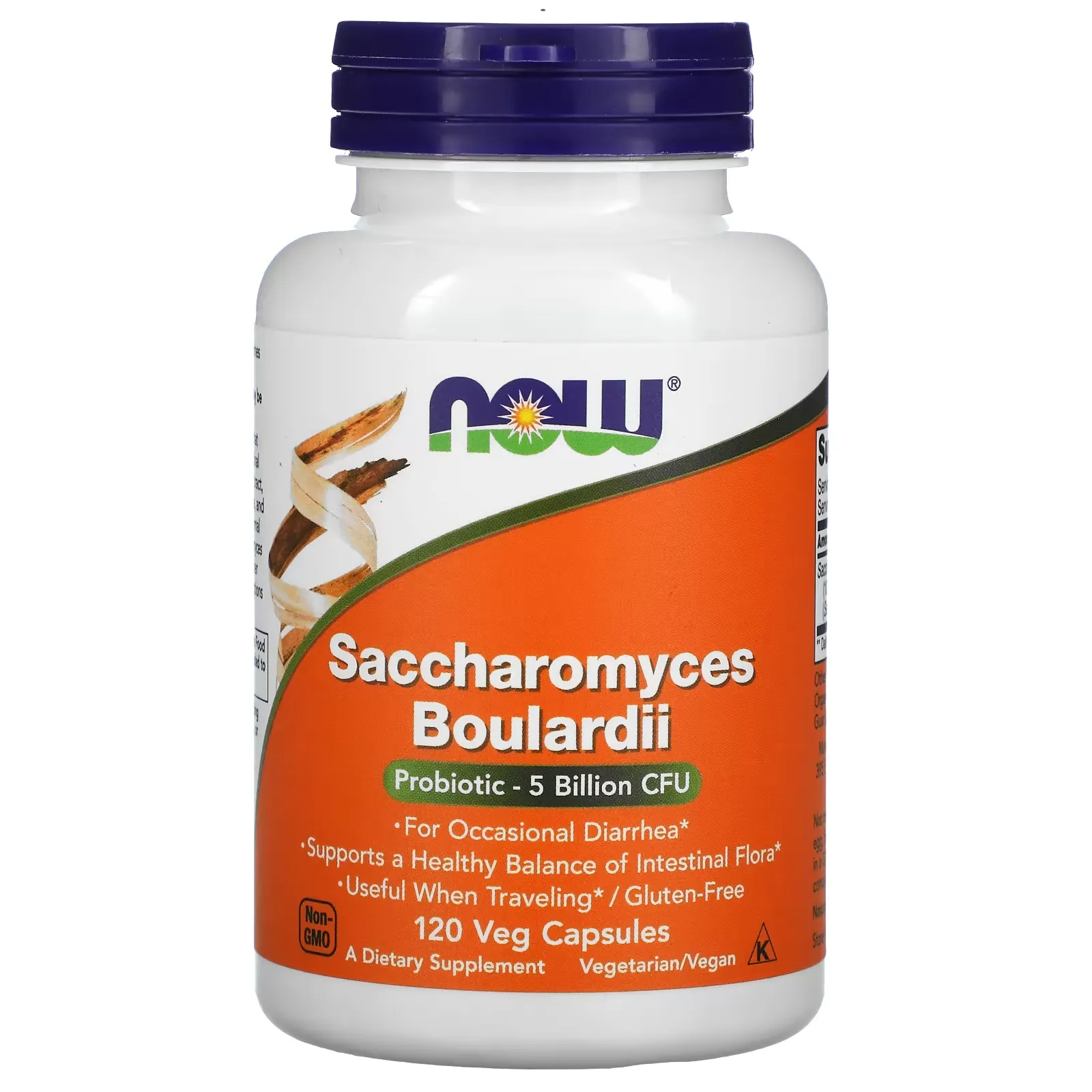 Saccharomyces Boulardii, 5 Billion CFU, 120 Veg Capsules