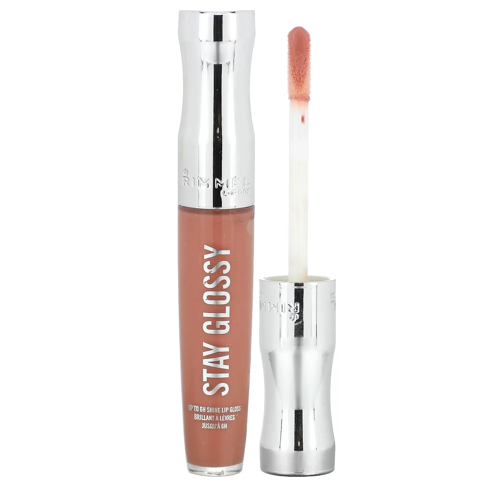 Stay Glossy Lip Gloss, 133 Bare Minimum, 0.18 fl oz (5.5 ml)