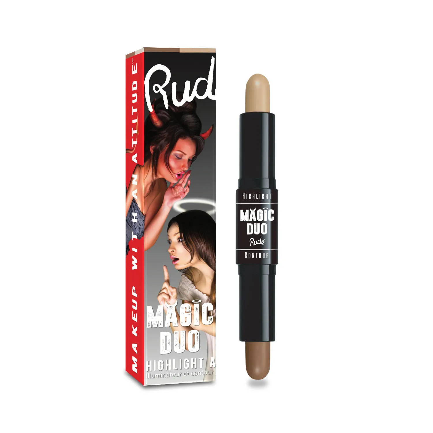 Rude Cosmetics Magic Duo Highlight & Contour