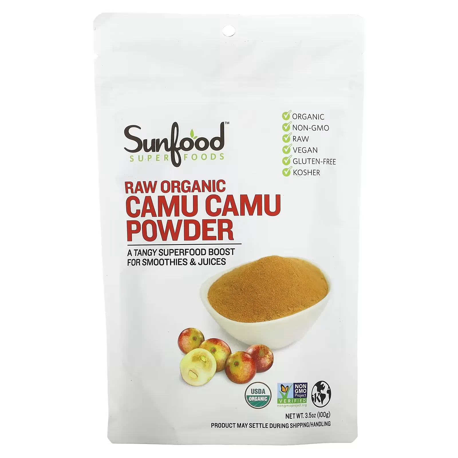 Raw Organic Camu Camu Powder, 3.5 oz (100 g)