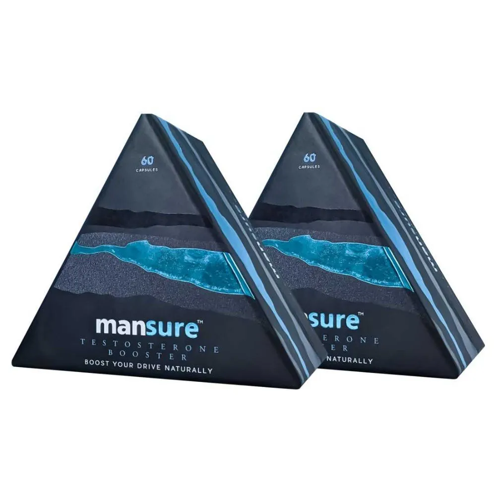 Mansure Testosterone Booster for Men's Health - Pack of 2