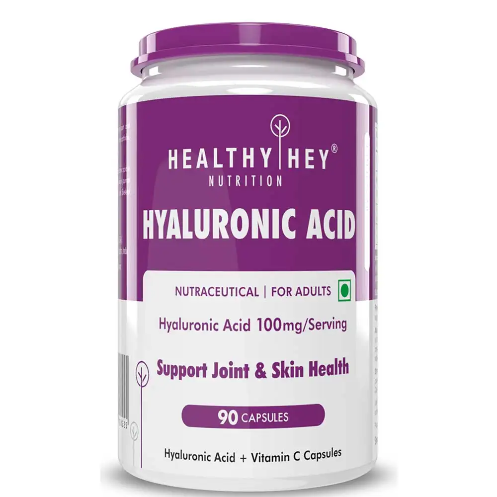 HealthyHey Nutrition Hyaluronic Acid,  90 capsules