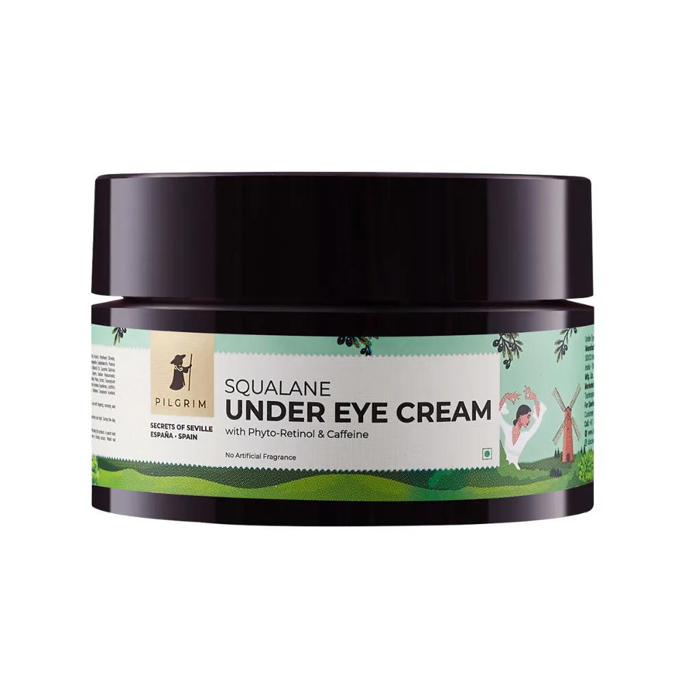 Pilgrim Squalane Under Eye Cream with Phyto-Retinol & Caffeine