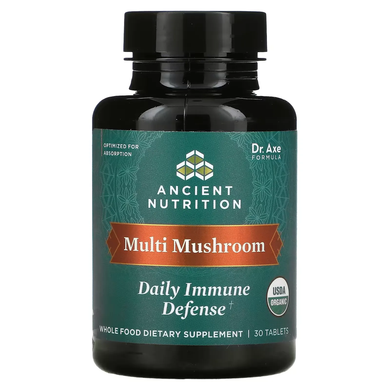 Multi Mushroom, Daily Immune Defense, 30 Tablets