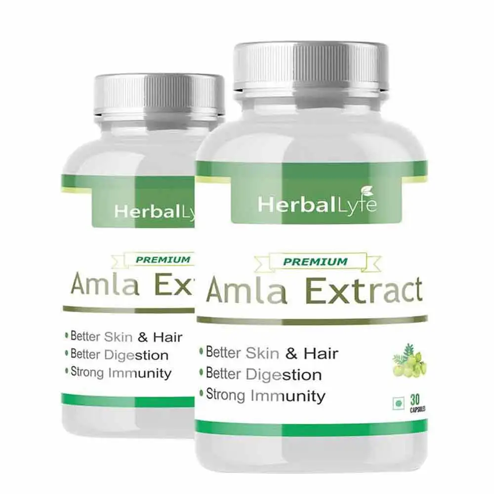 Herballyfe Amla Extract 800mg (Pack of 2),  30 capsules