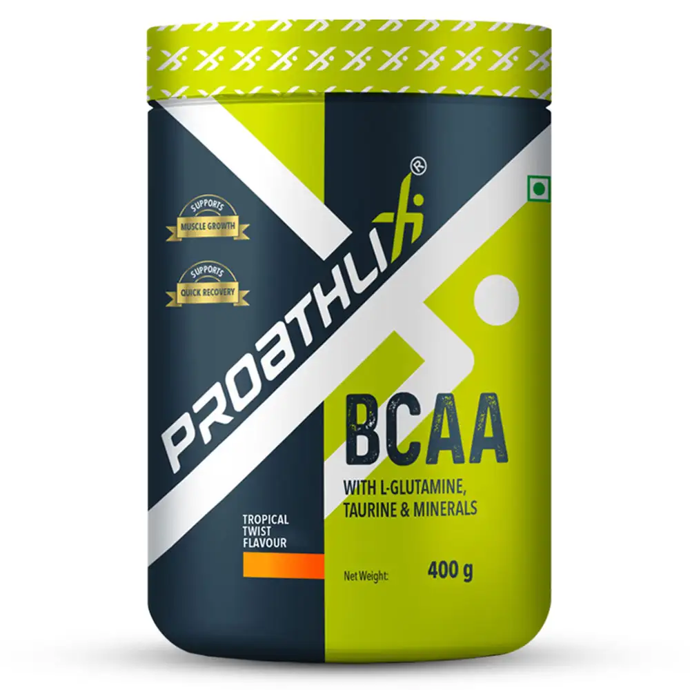 Proathlix BCAA with L-Glutamine, Taurine & Minerals,  0.88 lb  30 Servings  Tropical Twist