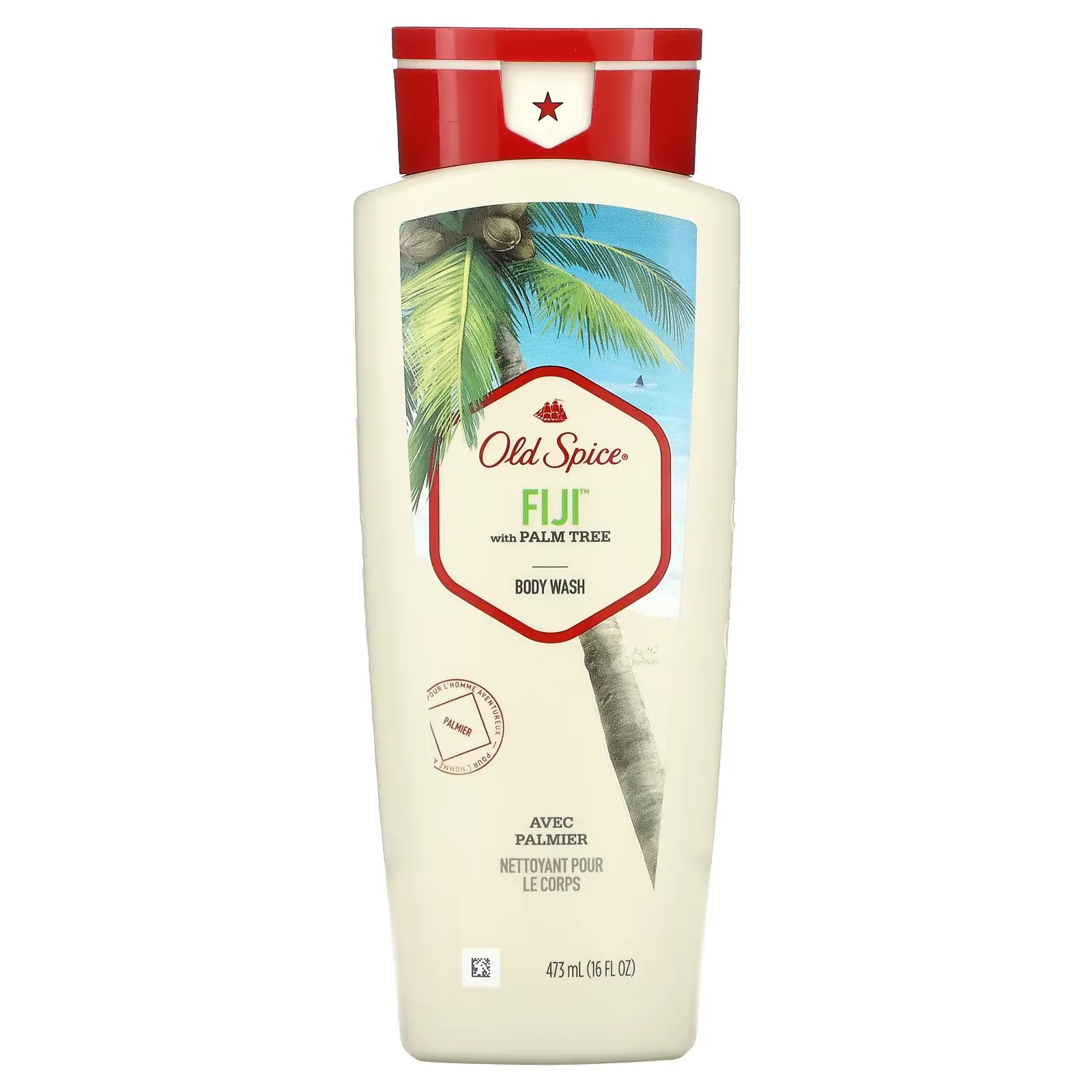 Body Wash, Fiji with Palm Tree, 16 fl oz (473 ml)