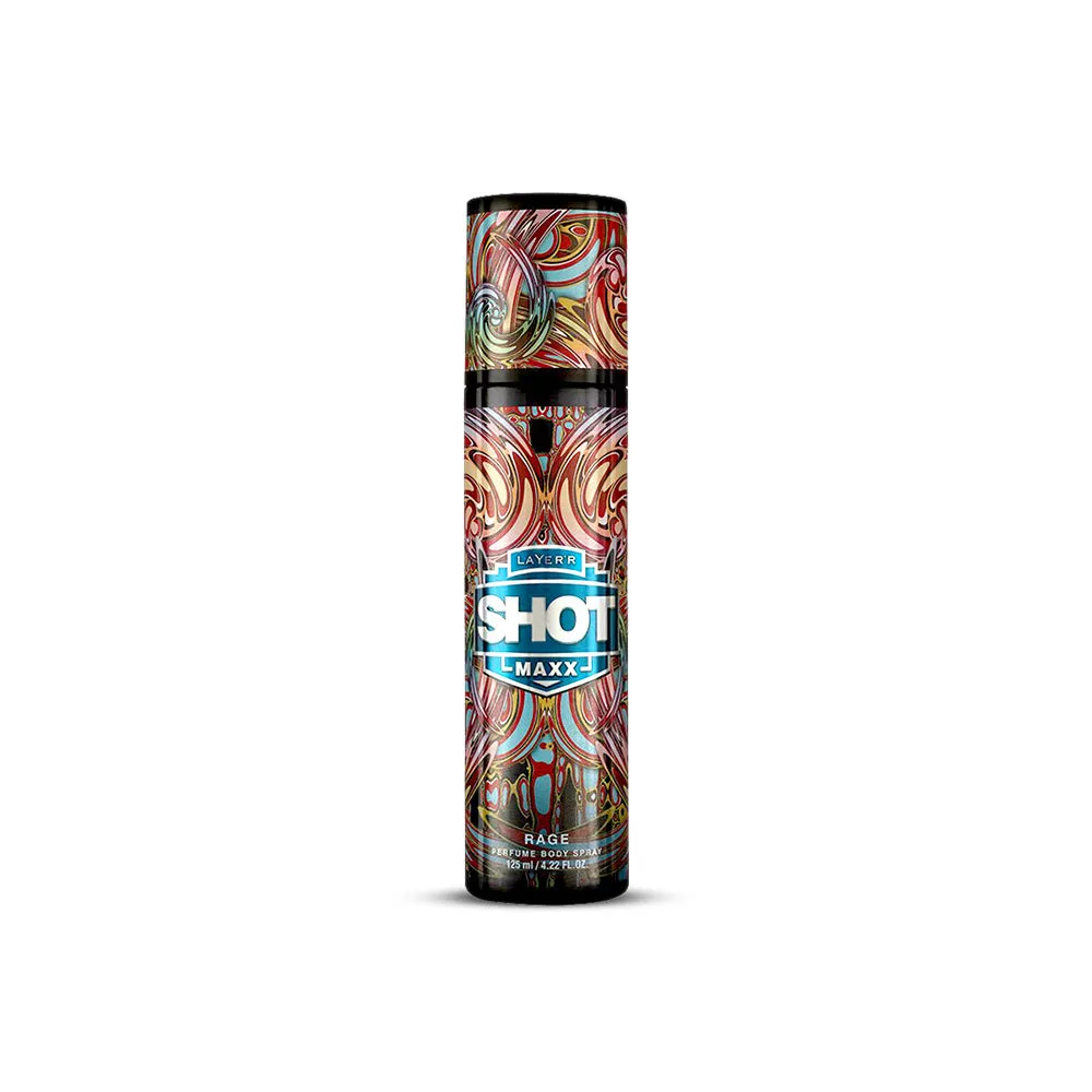 Layerr Shot Maxx - Rage Body Spray