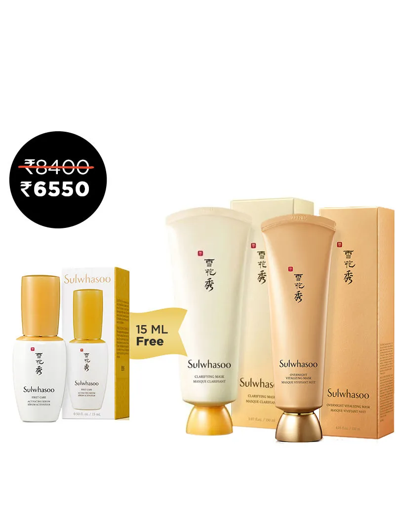 Sulwhasoo Limited Edition Masking Duo (Peel Off & Overnight Mask)