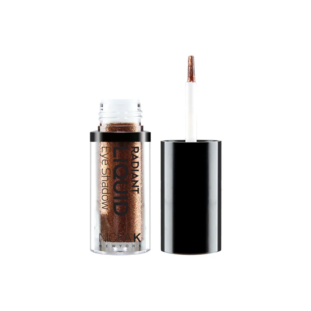 Nicka K Radiant Liquid Eye Shadow - Earthly Bronze