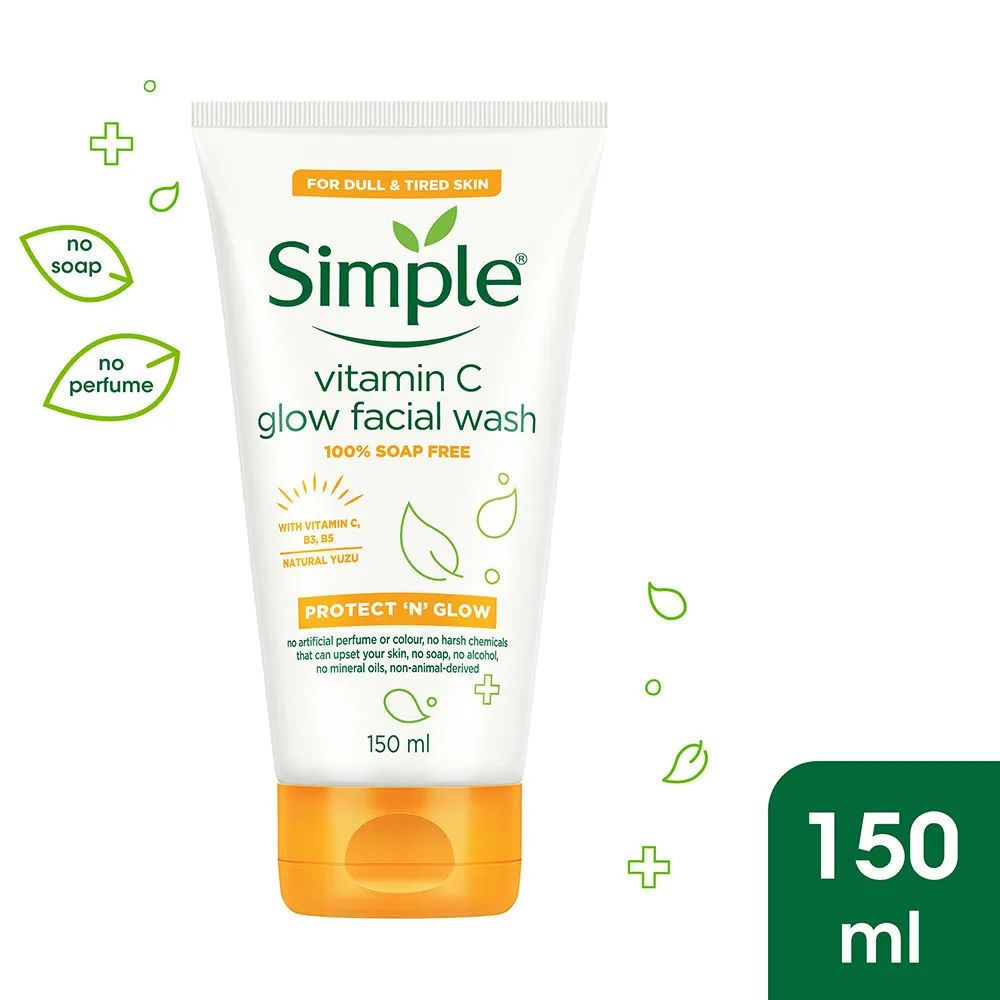 Simple Protect N Glow Vitamin C Facial Wash