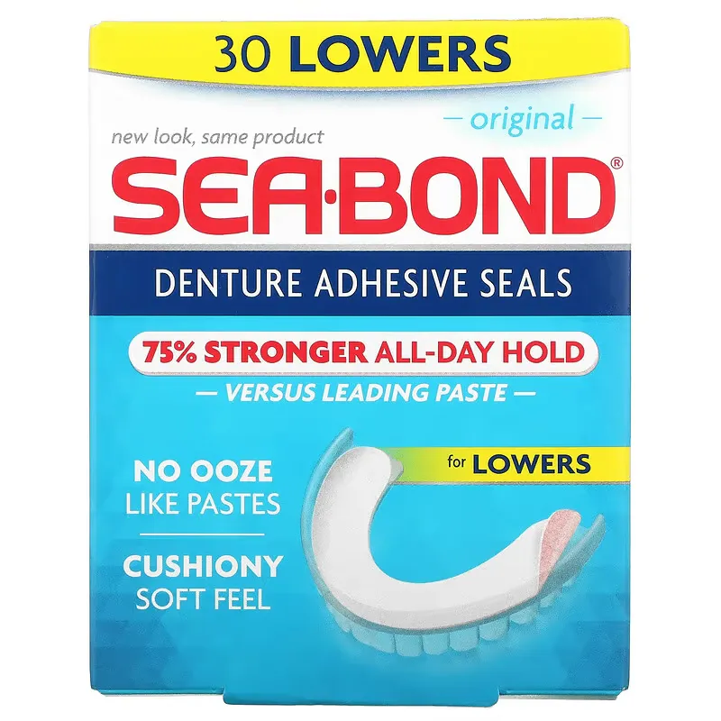 Denture Adhesive Seals, Original, 30 Lowers