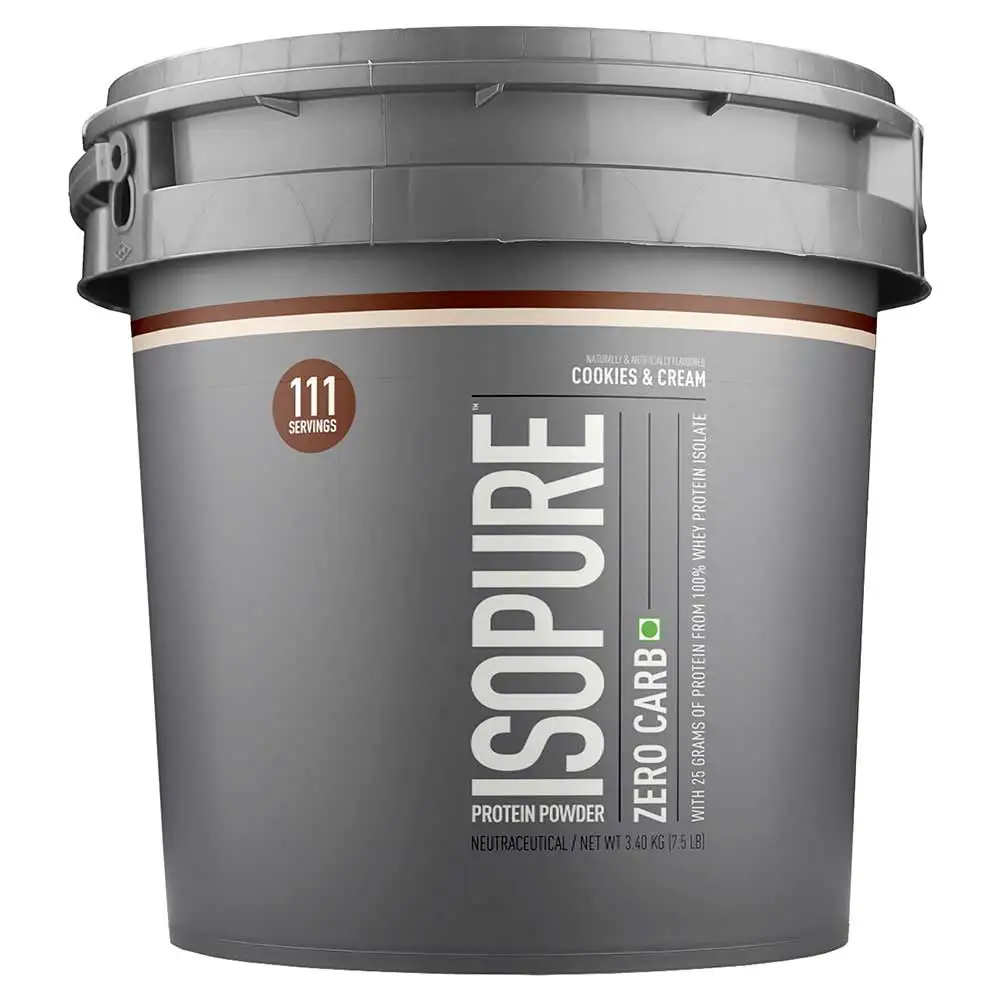 Isopure Zero Carb Protein Powder,  7.5 lb  Cookies & Cream