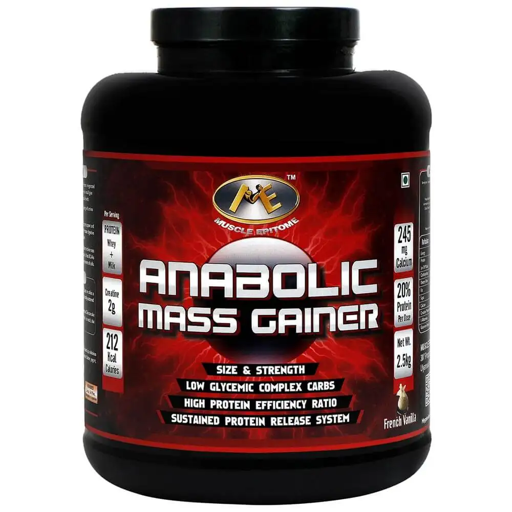 Muscle Epitome Anabolic Mass Gainer,  5.5 lb  French Vanilla