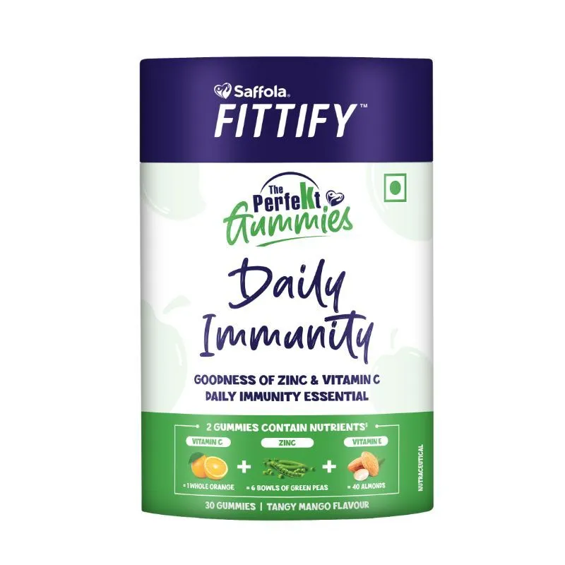 Saffola FITTIFY The Perfekt Gummies For Daily Immunity - Tangy Mango Flavour