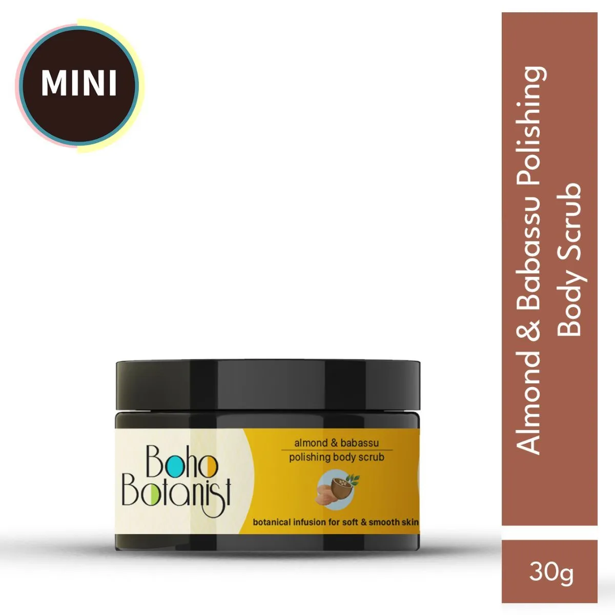 Boho Botanist Almond & Babassu Polishing Body Scrub