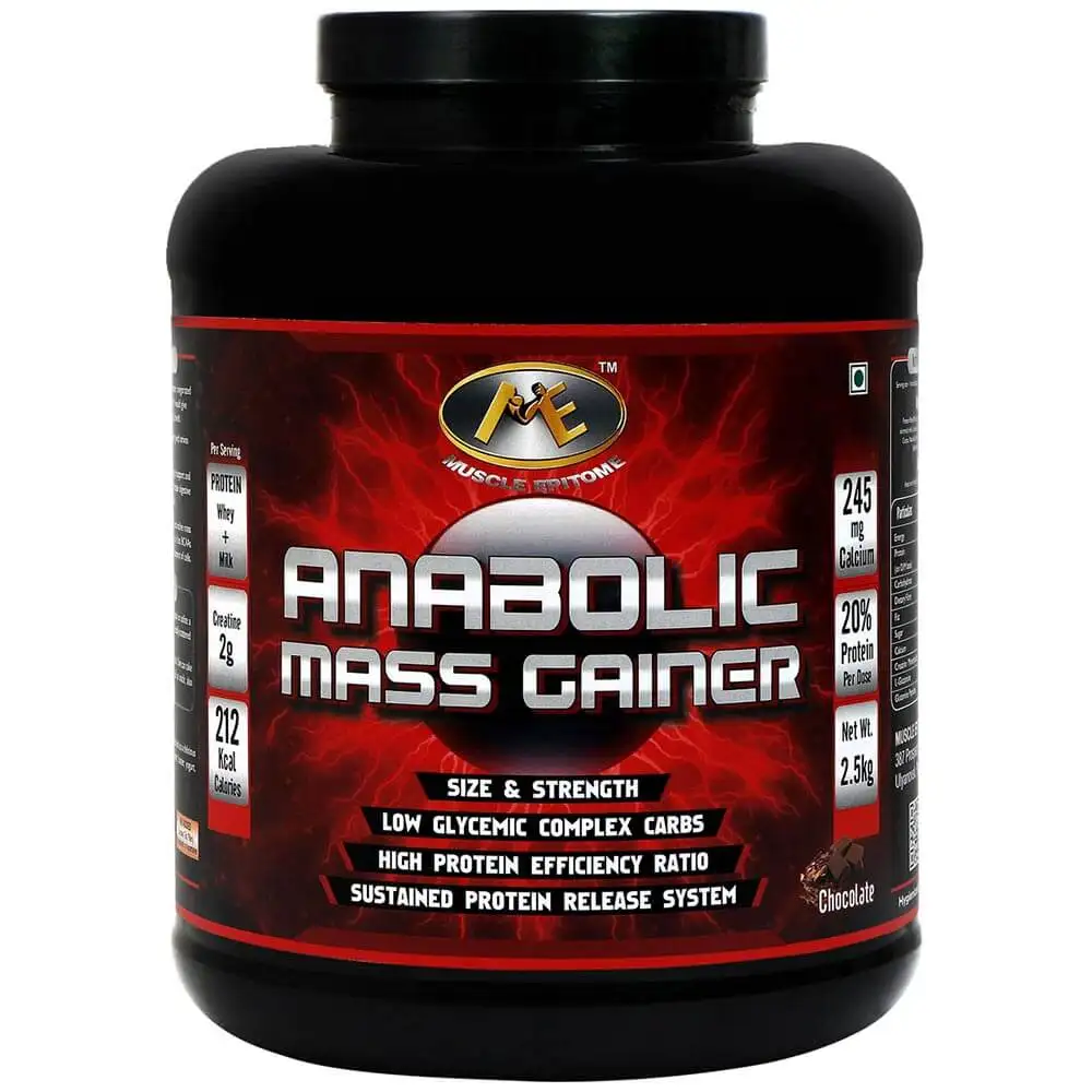 Muscle Epitome Anabolic Mass Gainer,  5.5 lb  Deluxe Chocolate