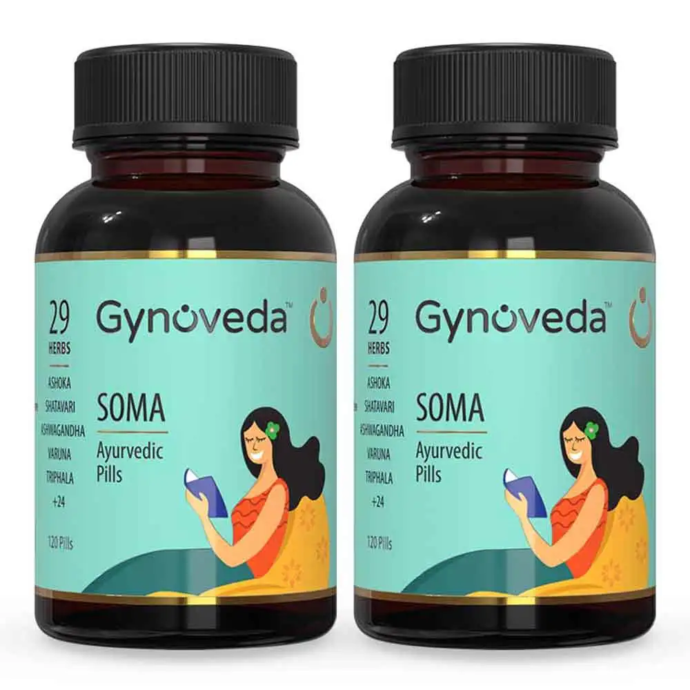 Gynoveda SOMA Ayurvedic Pills - Pack o 2,  120 tablet(s)  Unflavoured