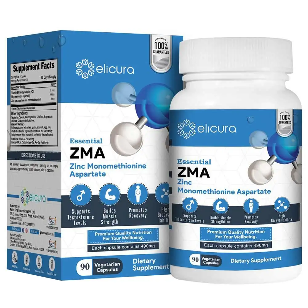 elicura ZMA,  90 veggie capsule(s)  Unflavoured