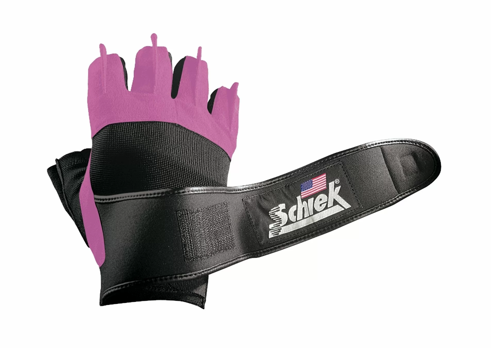 Schiek's Sports PINK Platinum "Gel" with Wrist Wraps Small/Medium Model 540P