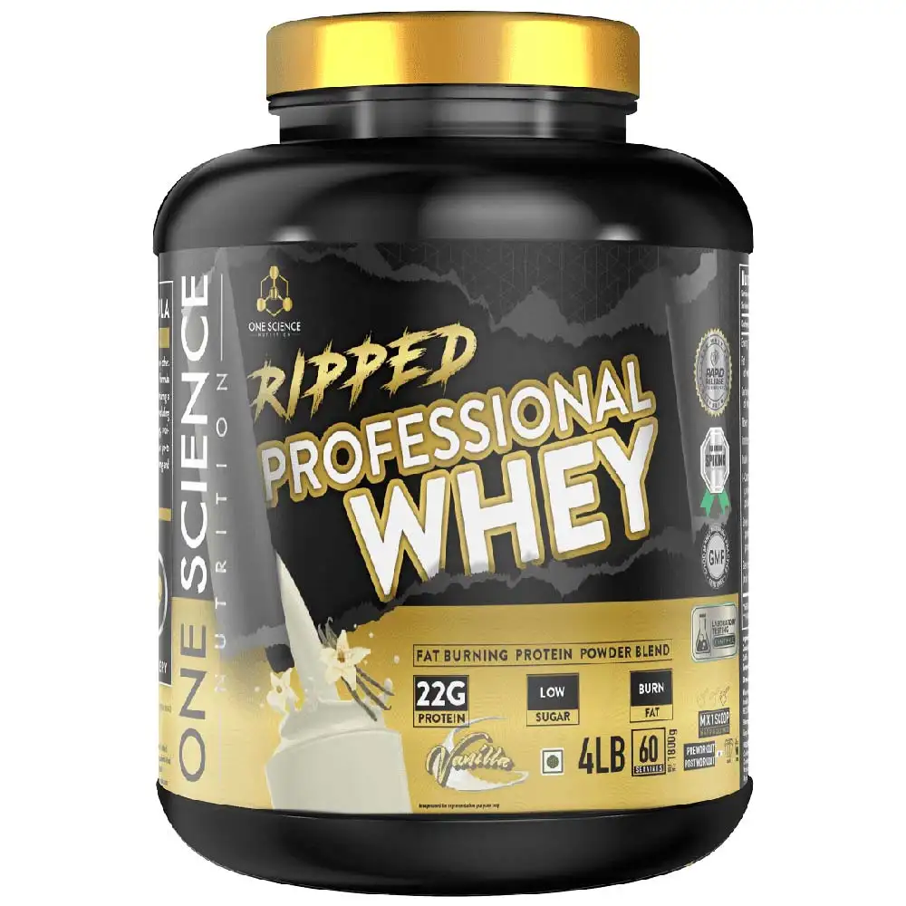 One Science Ripped Professional Whey,  4 lb  Vanilla