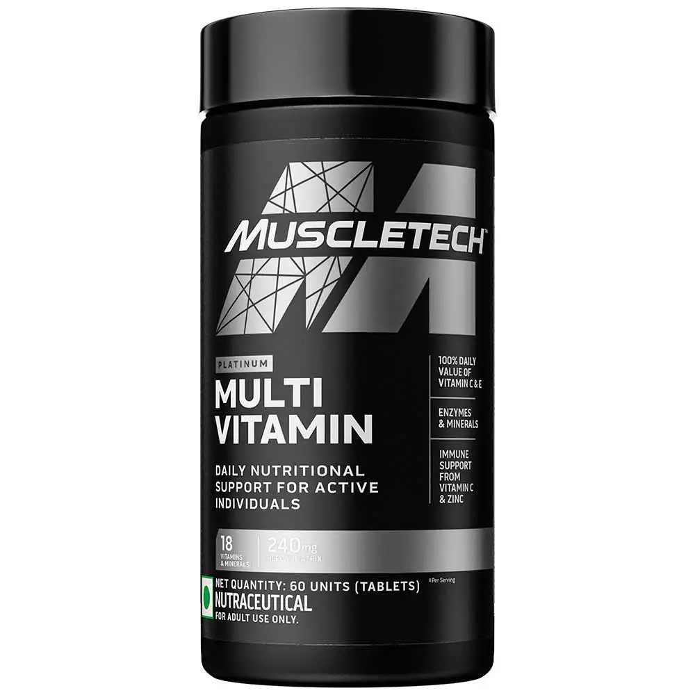 MuscleTech Platinum Multi Vitamin,  60 tablet(s)  Unflavoured