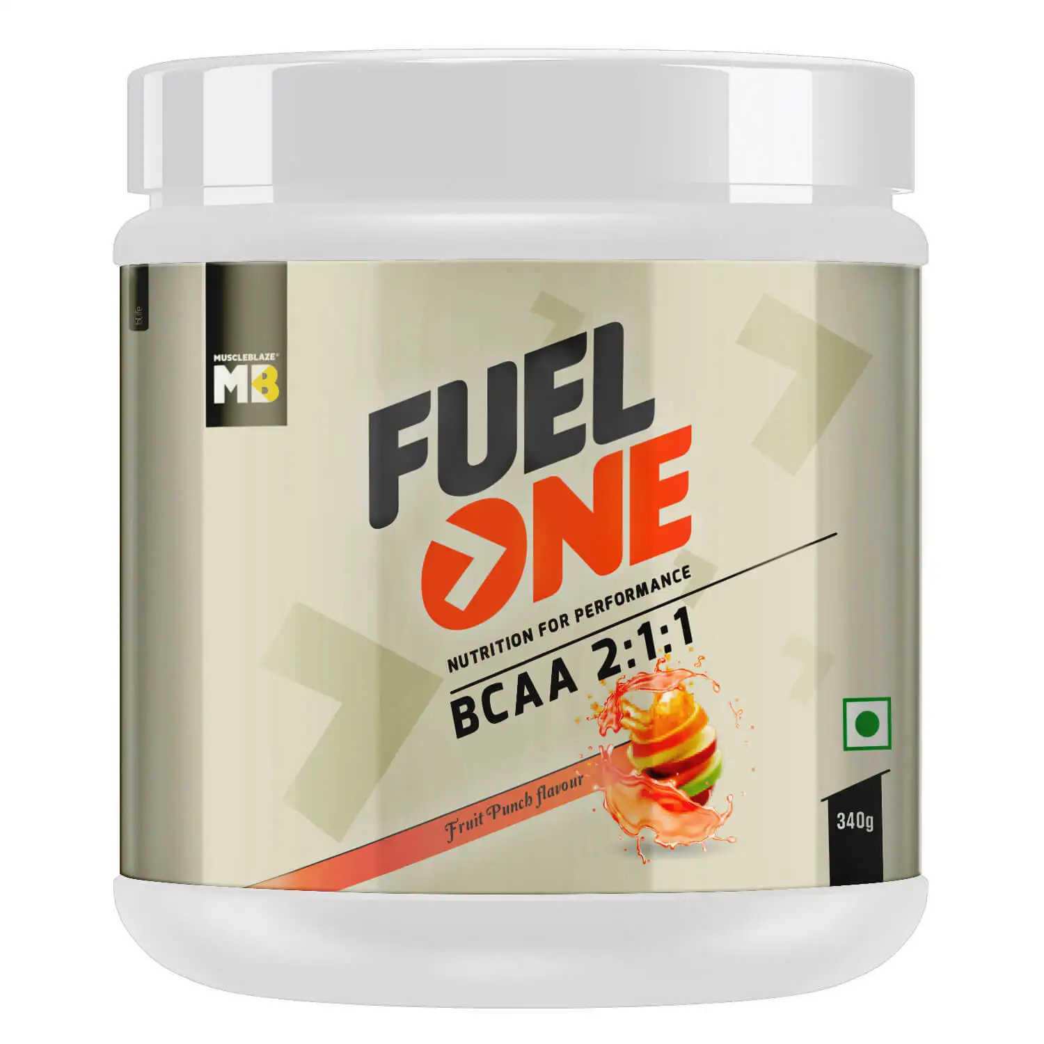 MB Fuel One BCAA 2:1:1,  0.75 lb  50 Servings  Fruit Punch