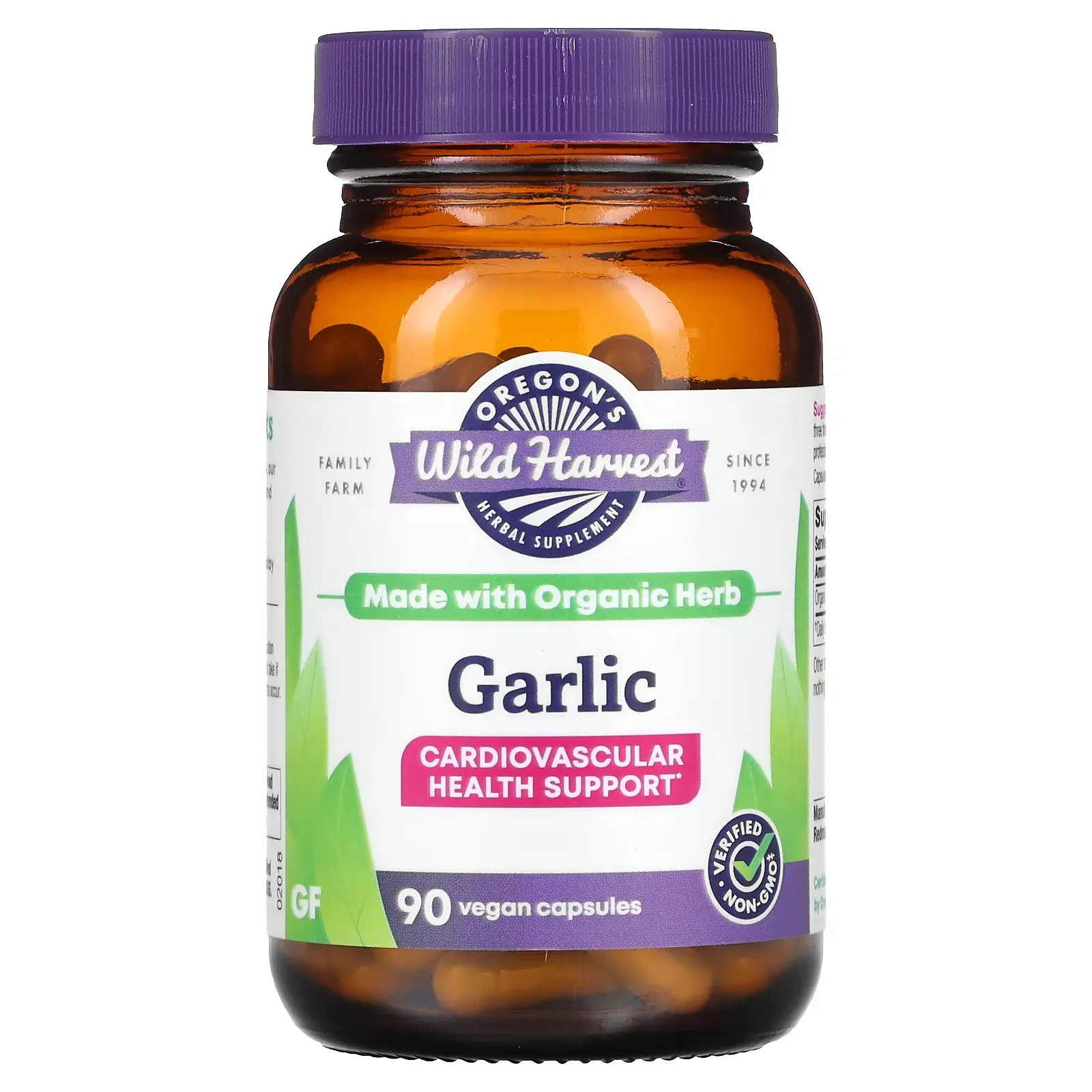 Garlic, 90 Vegan Capsules