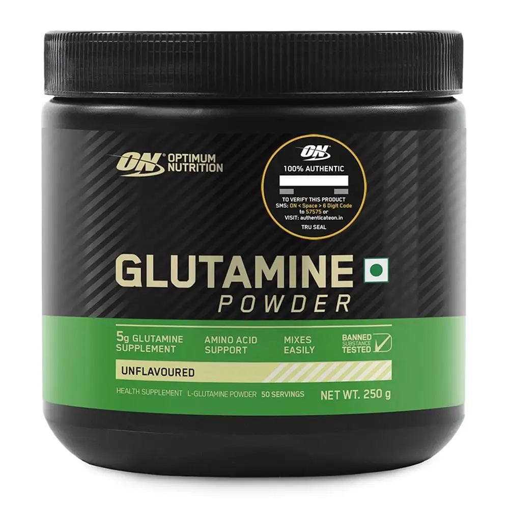 ON (Optimum Nutrition) Glutamine Powder,  0.55 lb  Unflavoured