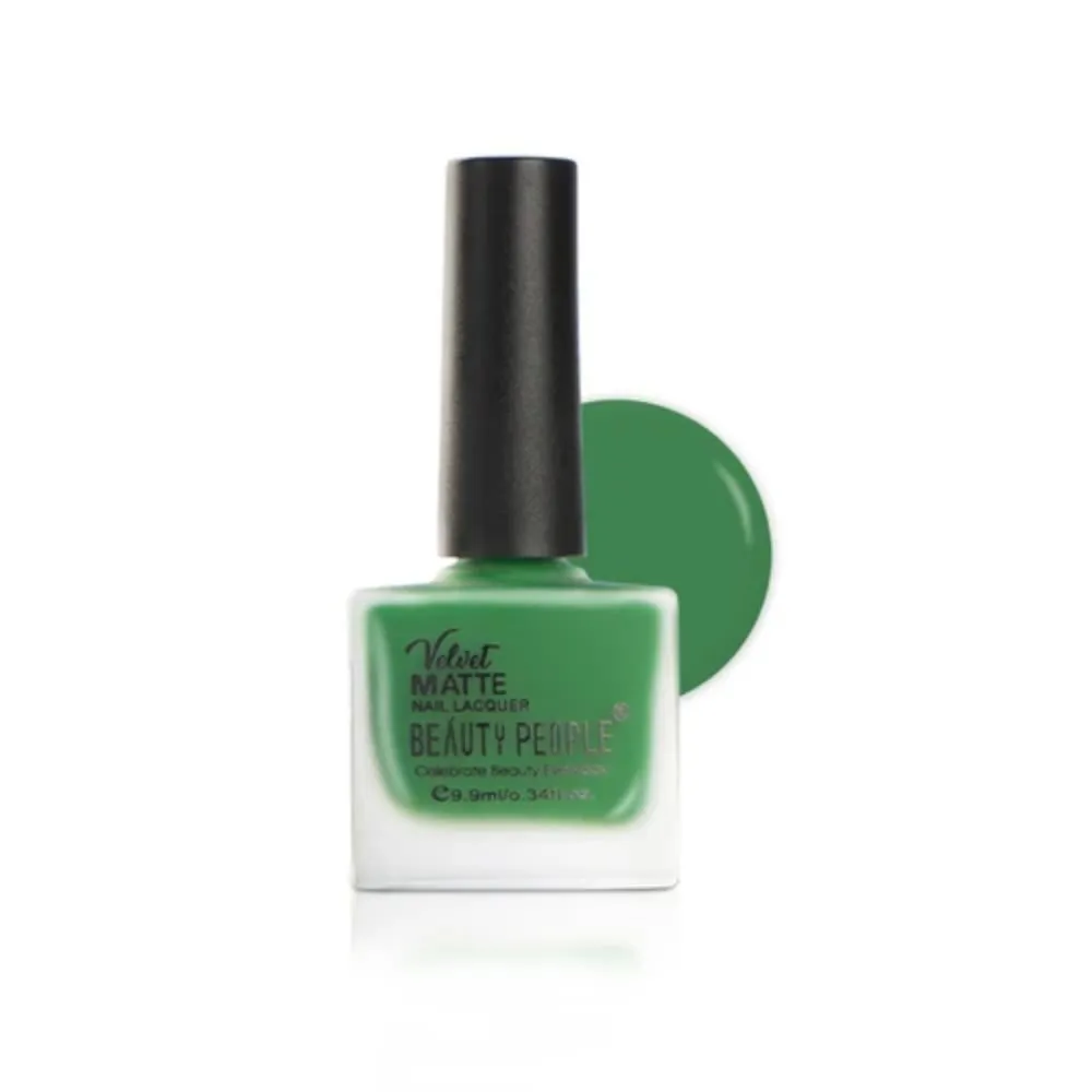 Beauty People Velvet Matte Nail Polish - Green 375