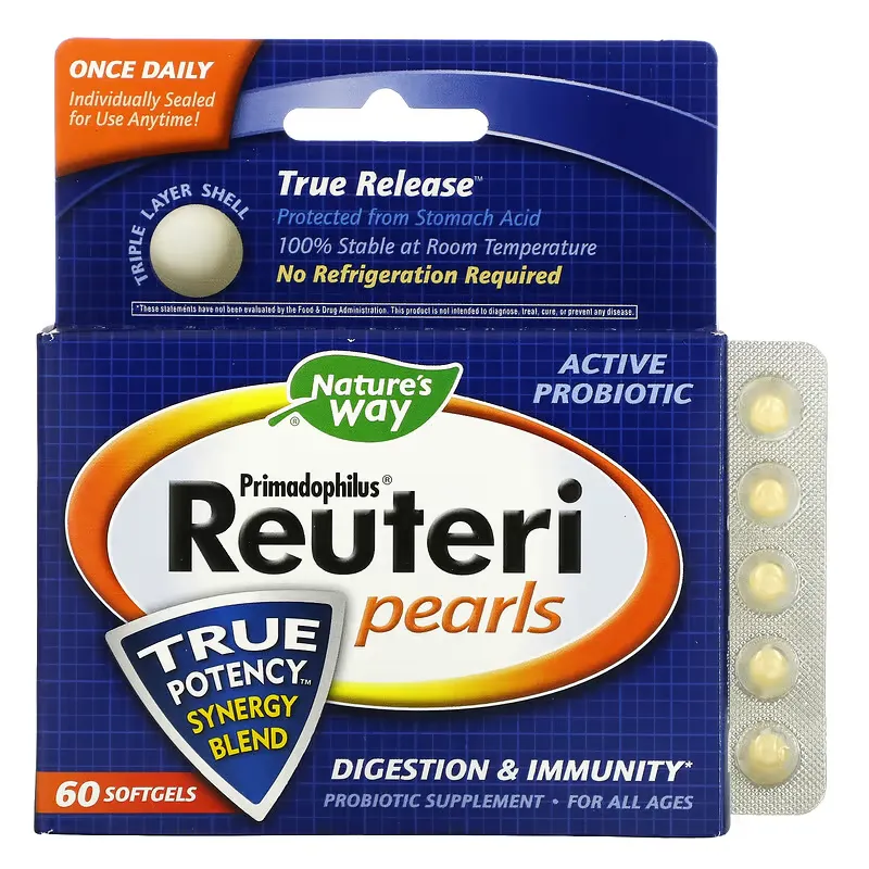 Primadophilus Reuteri Pearls, 60 Softgels