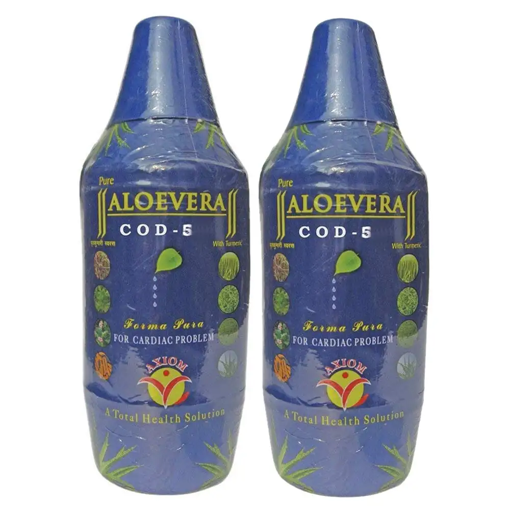 Jeevan Ras Aloevera Cod 5,  1 L  Unflavoured Pack of 2