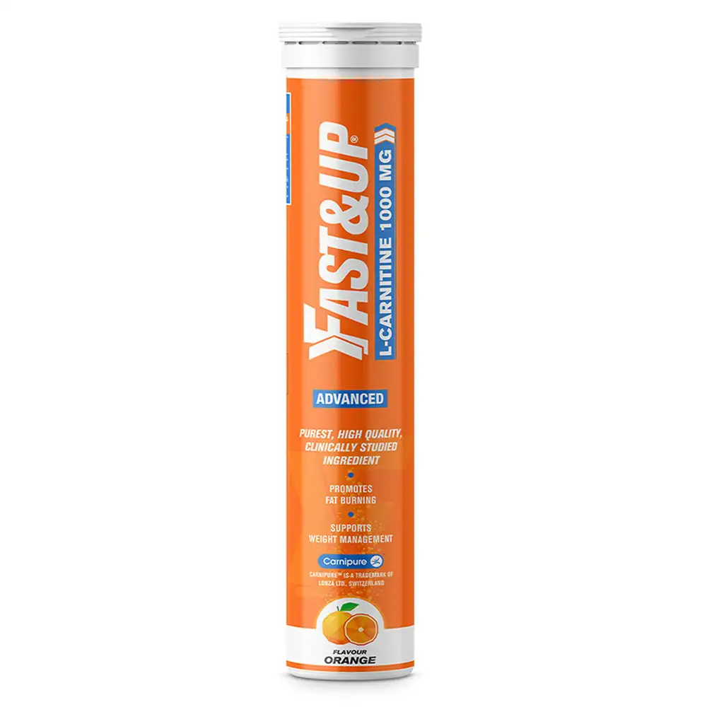 Fast & Up L-Carnitine Tartrate 1000mg,  20 tablet(s)  Orange