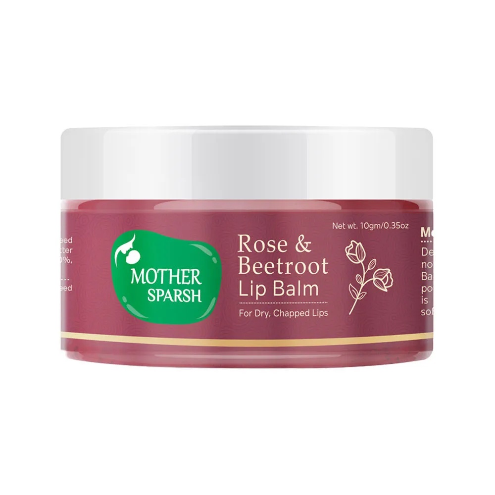 Mother Sparsh Rose & Beetroot Lip Balm For Dry & Chapped Lips