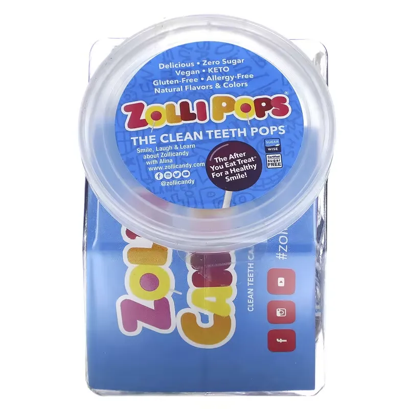 The Clean Teeth Pops, Assorted, 5.2 oz, Approx. 23 Pops