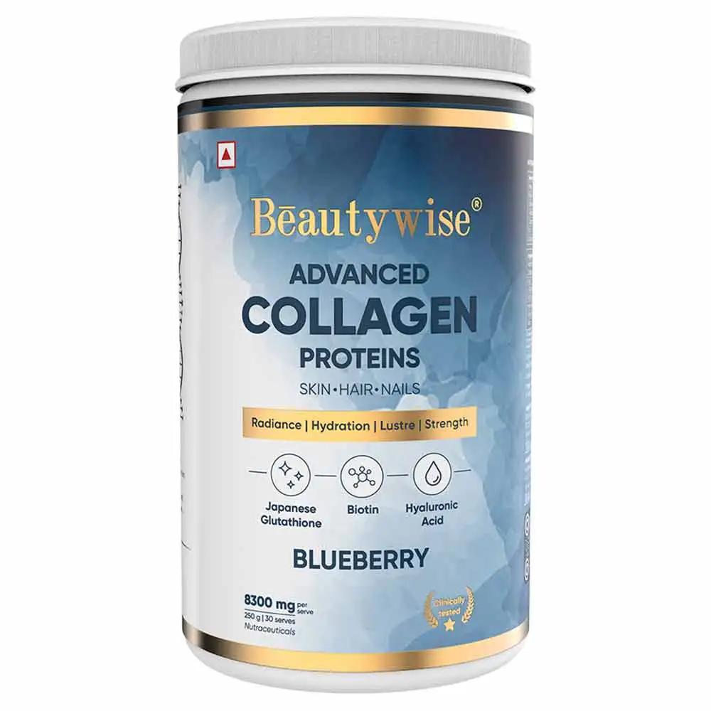 Beautywise Advanced Collagen Proteins,  0.250 kg  Blueberry