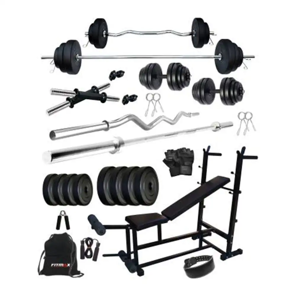 Fitmax PVC 62KG COMBO 26 SL Home Gym Kit