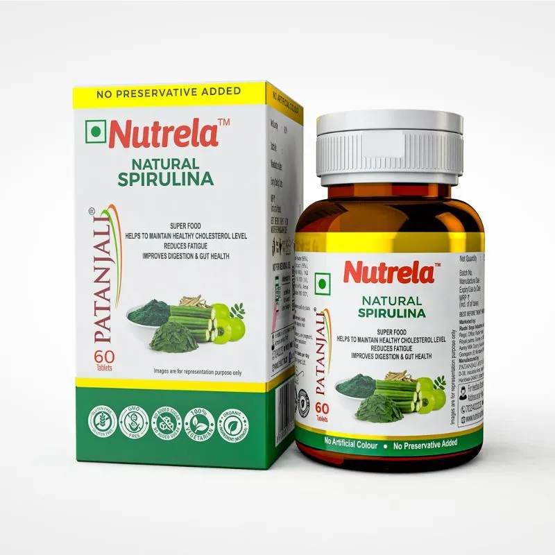 Nutrela Spirulina Natural Tablets