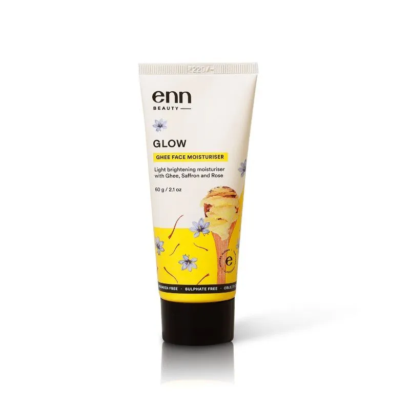 ENN Glow Ghee Light Brightening Face Moisturiser With Ghee, Saffron & Rose