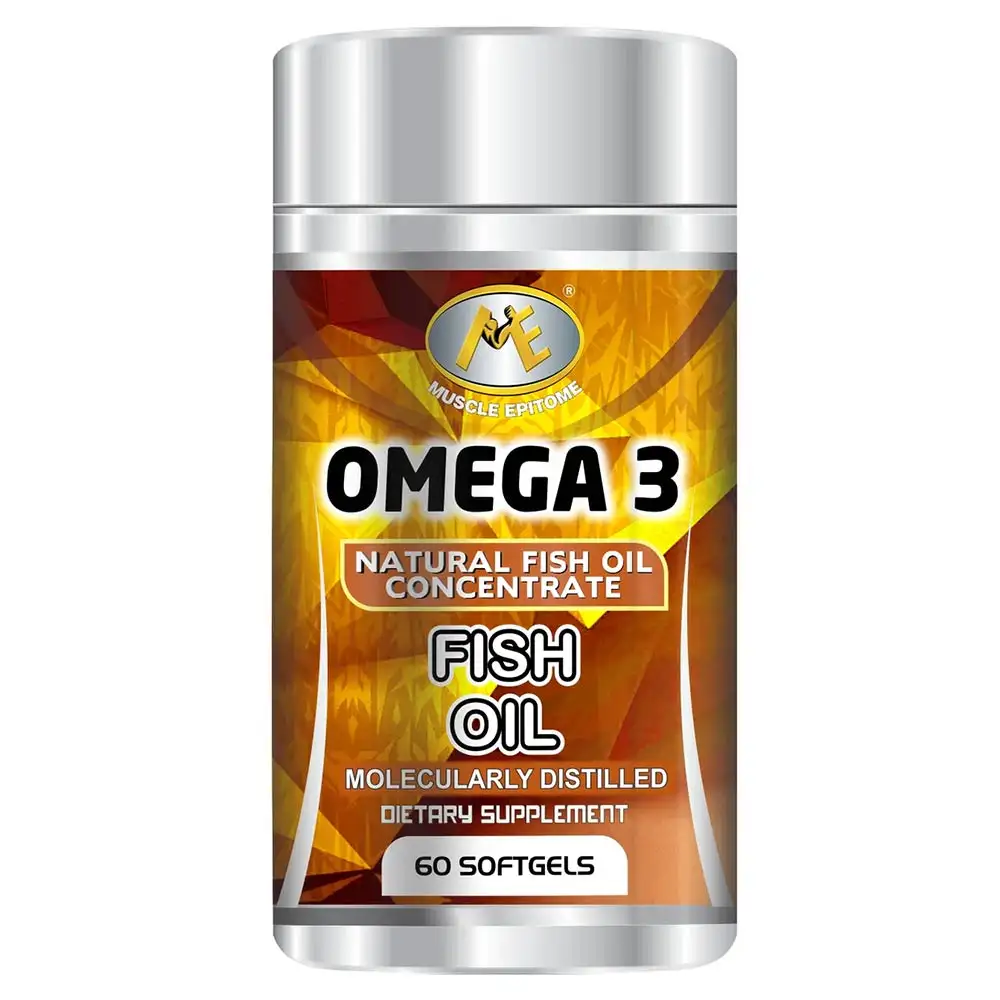 Muscle Epitome Omega 3 Fish Oil,  60 softgels