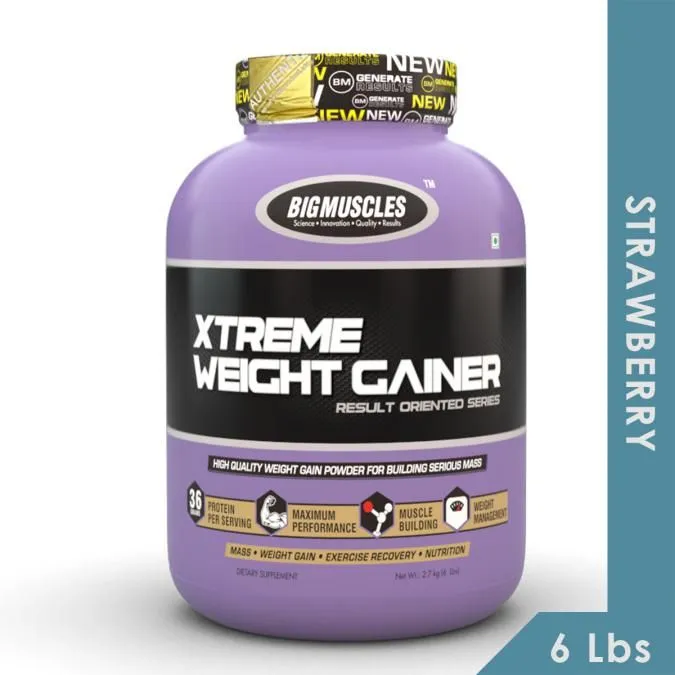 Big Muscles Xtreme Weight Gainer - Strawberry