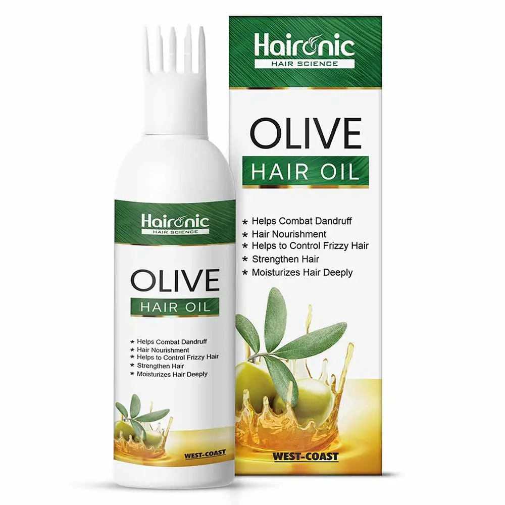 Haironic Olive Hair Oil,  100 ml  for All Hair Types