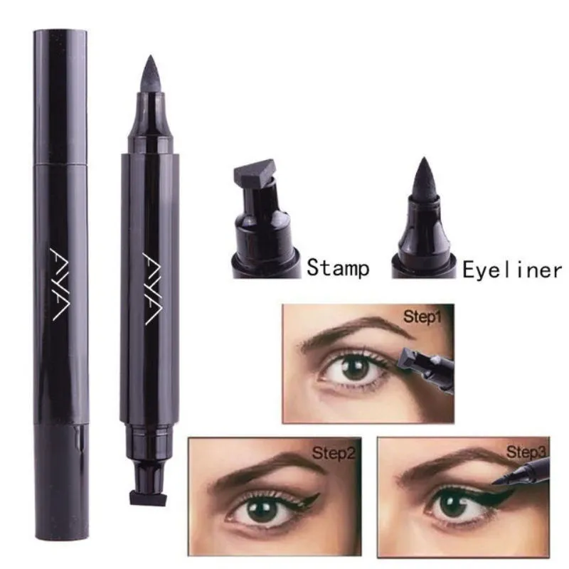 AYA Professional Make Up Magic Eyeliner & Seal Eyeliner - Black