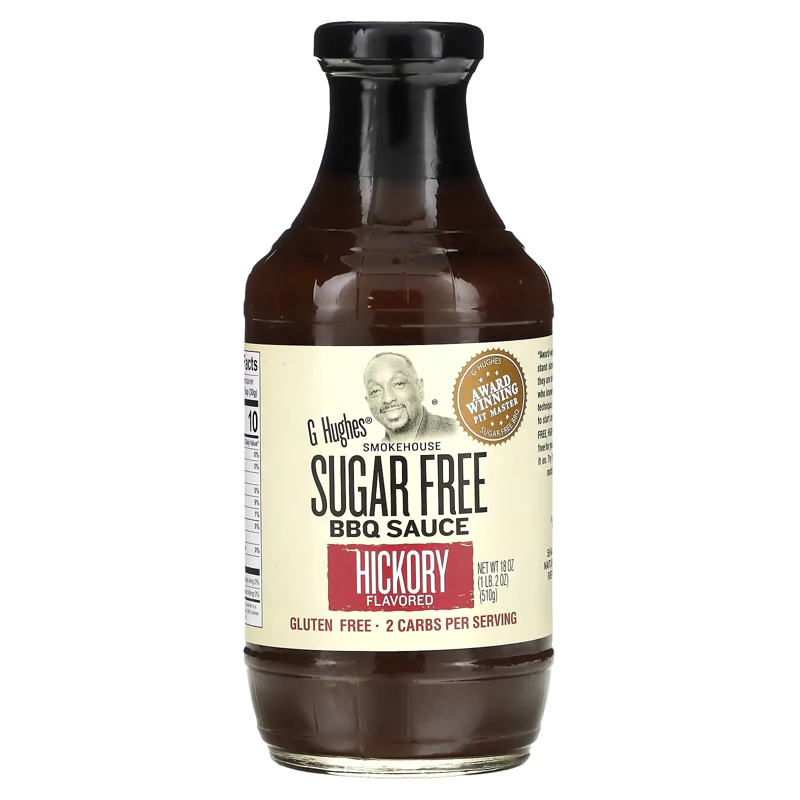 Sugar Free BBQ Sauce, Hickory, 18 oz (510 g)