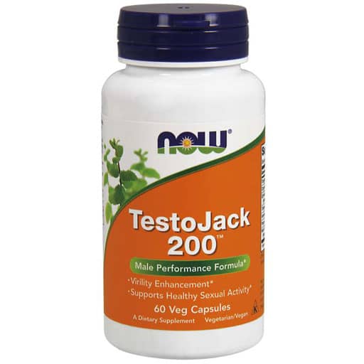 NOW TestoJack 200 - Extra Strength - 60 Veg Caps