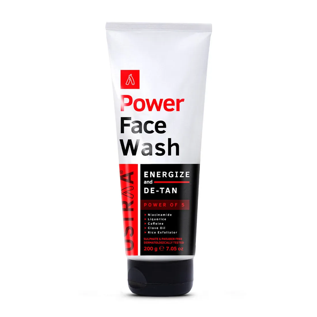 Ustraa Power Face Wash Energize And De-tan